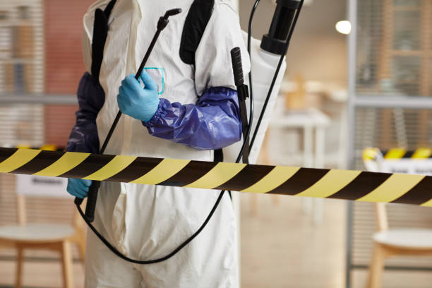 Professional Biohazard Cleanup technician working in Perris, CA